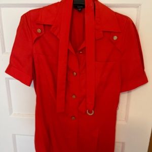 Teenflo 100% Silk Red Dress